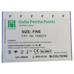 Puntas de Gutapercha F Hygienic para Endodoncia