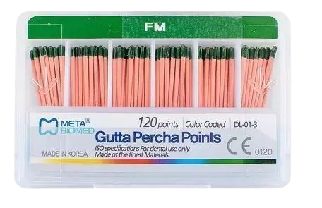 Puntas de Gutapercha FM Meta Biomed para Endodoncia