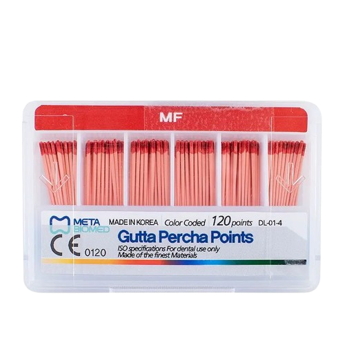 Puntas de Gutapercha MF Meta Biomed para Endodoncia