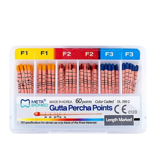 Puntas de Gutapercha LM Surtidas Tipo ProTaper Meta Biomed