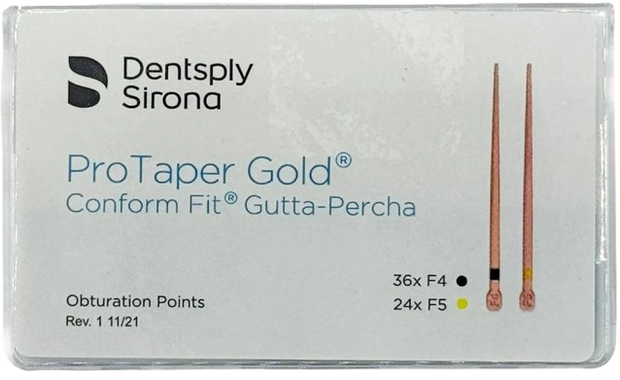 Puntas ProTaper Gold Conform Fit F4–F5 Dentsply