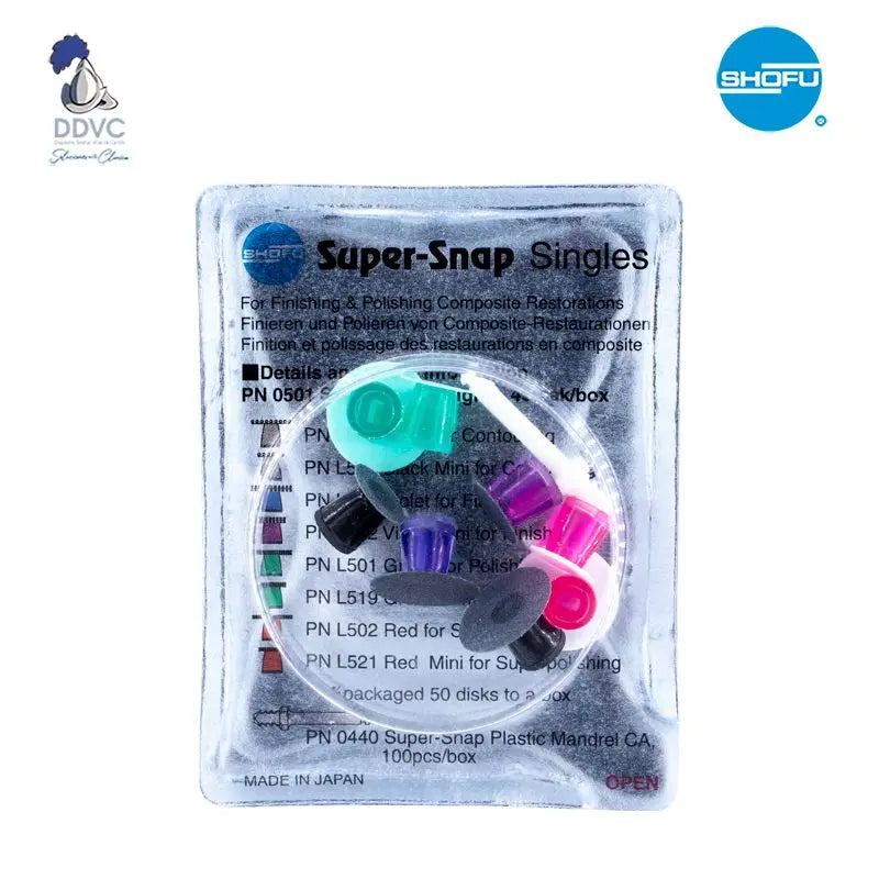 DISCOSUPER-SNAP SINGLE PK/8 PZAS SHOFU