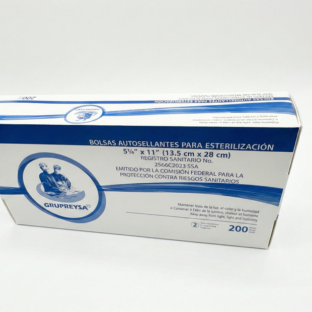 Bolsa para esterilizar 13 x 28 REYSA C/200 Pzas
