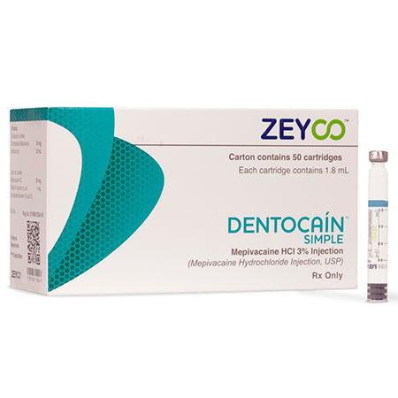 CARTUCHO DE DENTOCAIN 3% ZEYCO