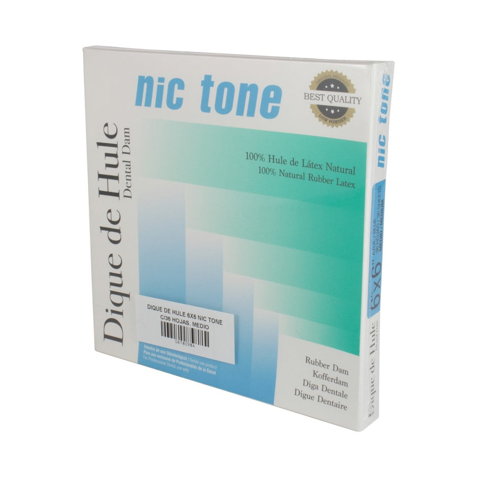DIQUE ADULTO 6X6 AZUL C/36 PZAS NIC TONE