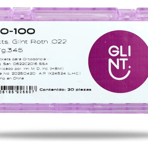 Brackets Glint Roth BORGATTA .022 c/g.345 S/tubo