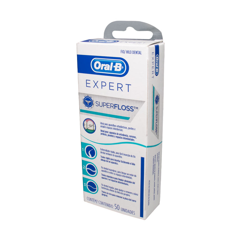 Hilo Dental Superfloss™ Oral-B Expert – Caja con 50 Unidades