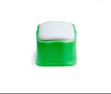 CUÑAS DE PLASTICO VERDE C/100 PZAS ARGEL