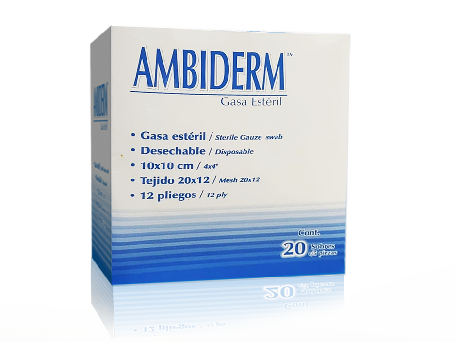 GASA ESTERIL 10X10 CM AMBIDERM