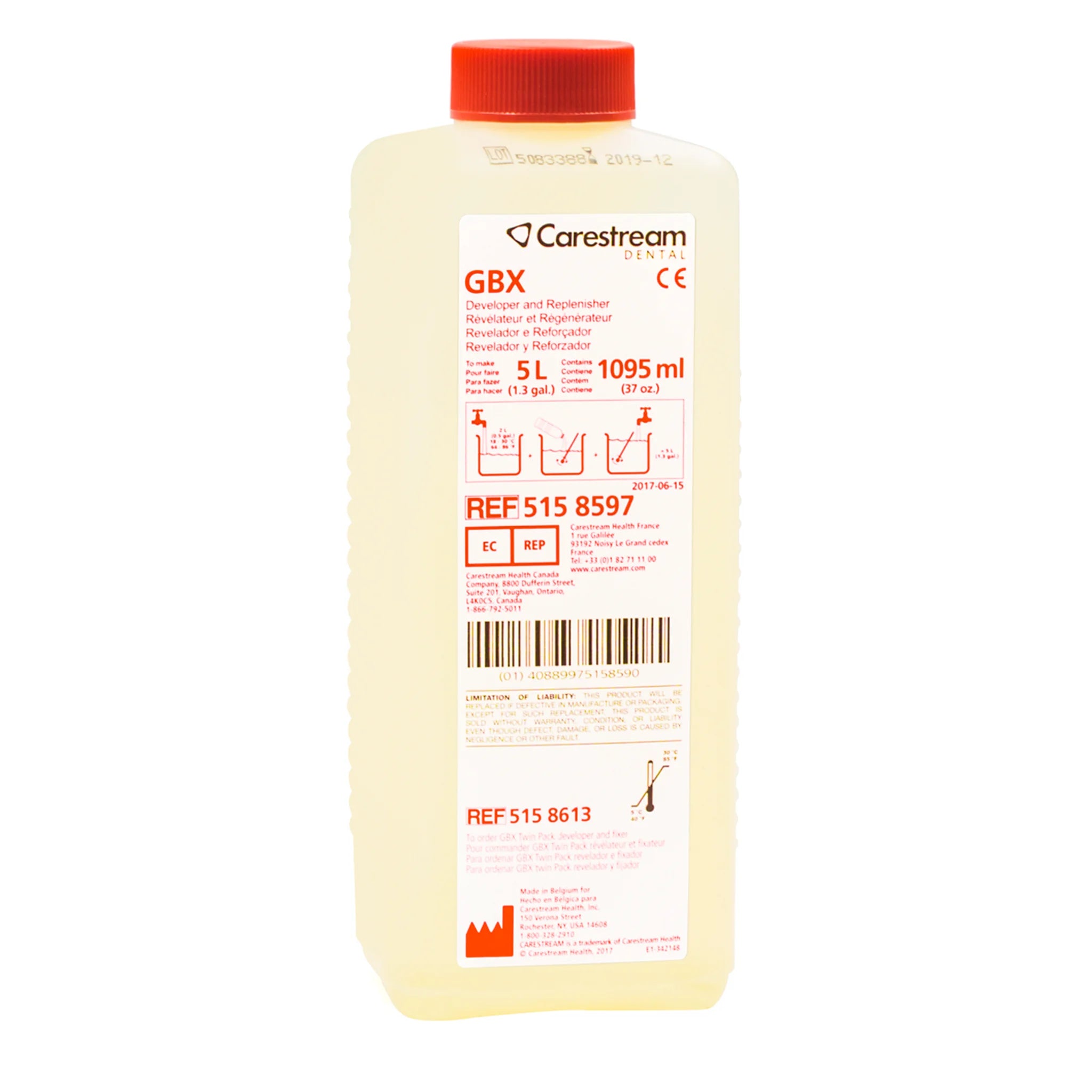 LIQUIDO REVELADOR 1 L. CARESTREAM